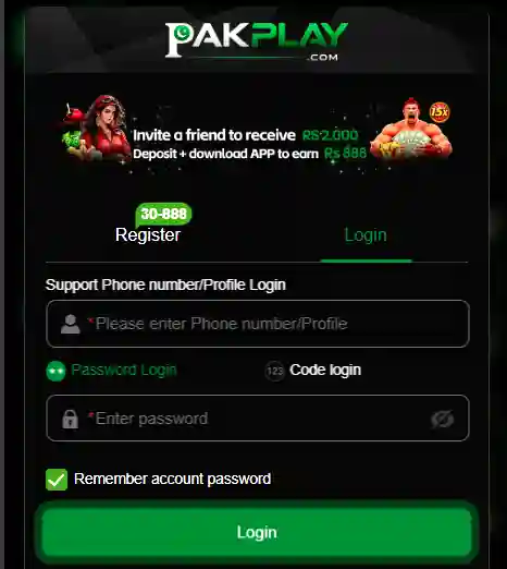 PakPlay Login
