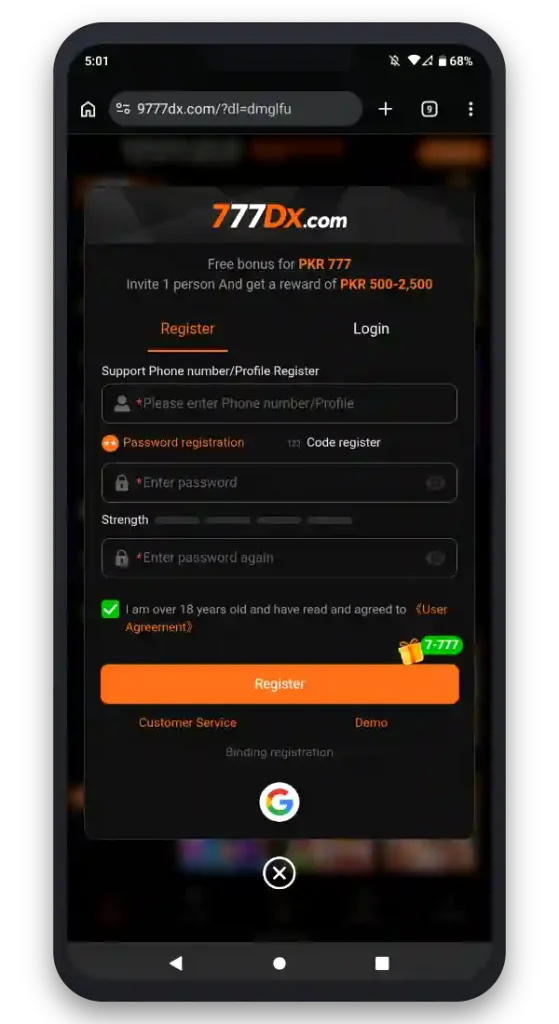 777Dx Game APK